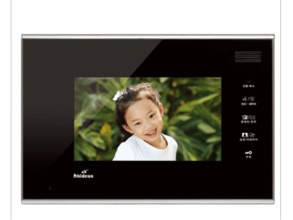 15視得安C100系列7寸彩色分機，黑